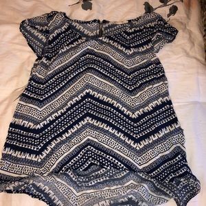 Large Womens Patterned Blouse